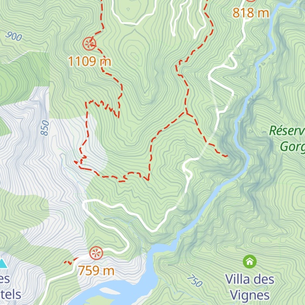 Map of Cabane aux Lézards