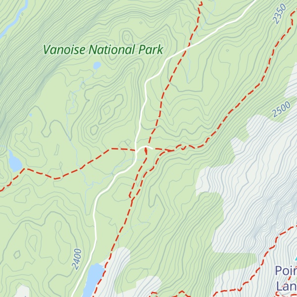 Map of Refuge du Plan du Lac