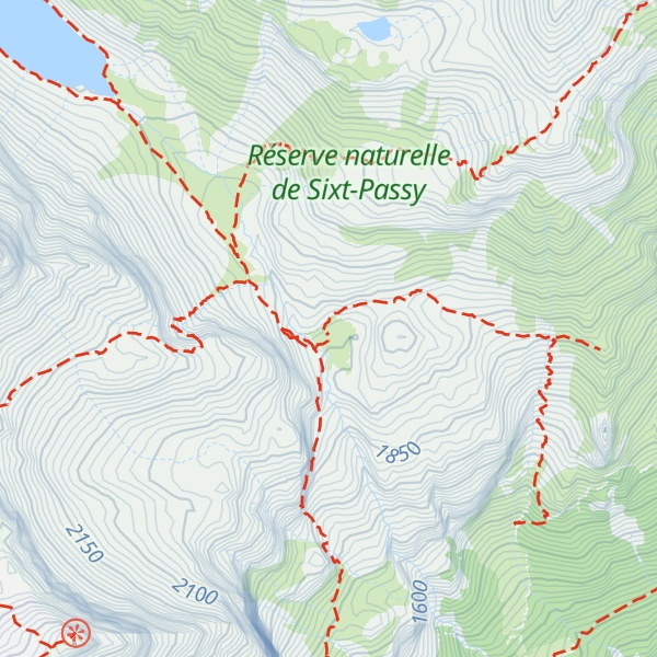 Map of Refuge de la Vogealle