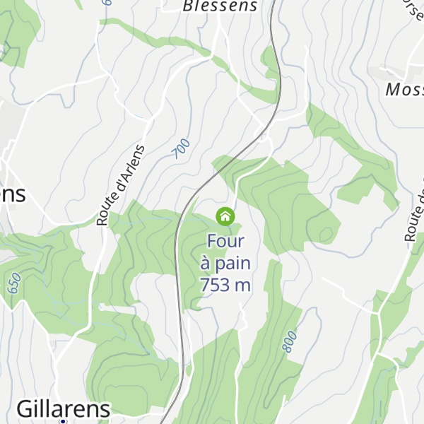 Map of Les Cergnes 18