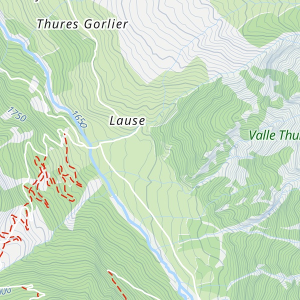 Map of Rifugio Combe d'Imbert