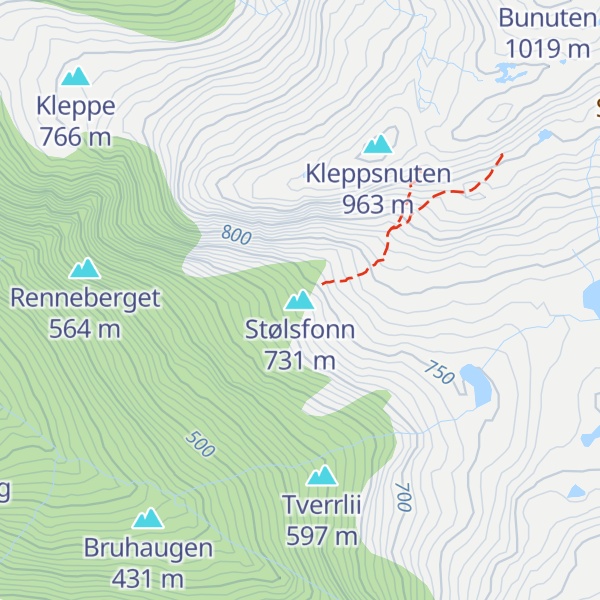 Map of Stølsfonn