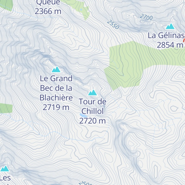 Map of Tour de Chillol