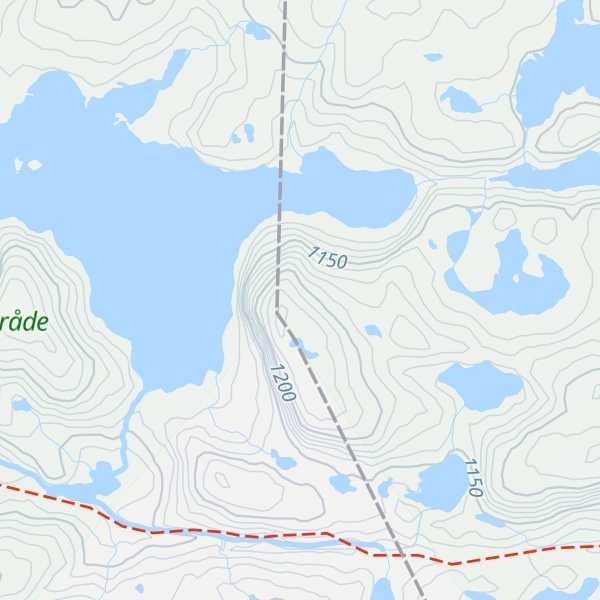 Map of Skrumlenuten