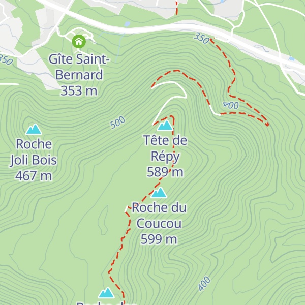 Map of Roche du Renard