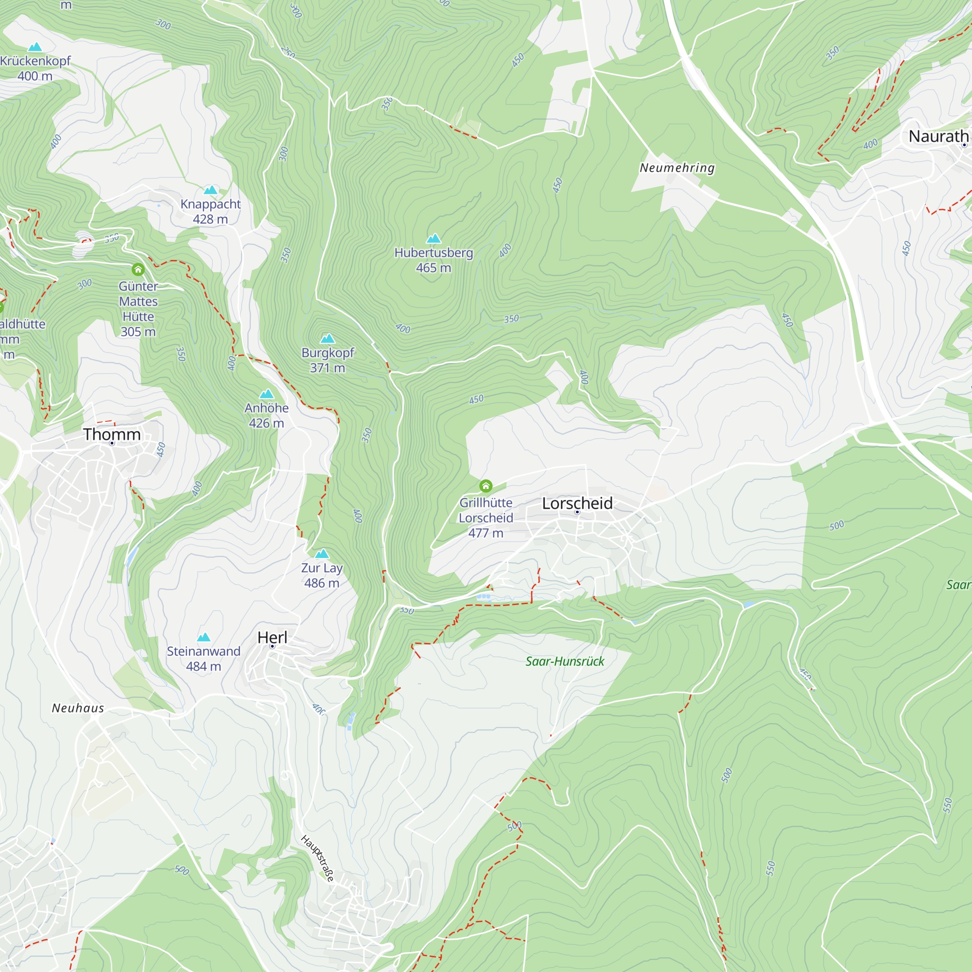 Grillhütte Lorscheid map