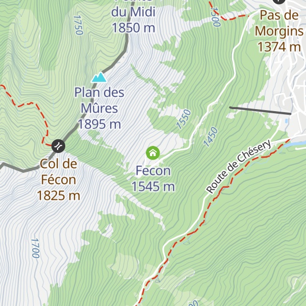 Map of Fecon