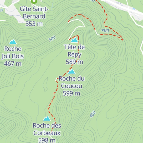 Map of Roche du Coucou