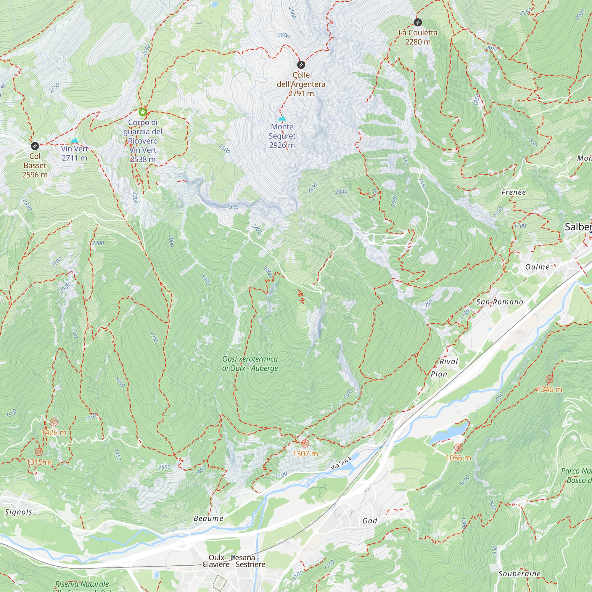 Polveriera forte Pramand map