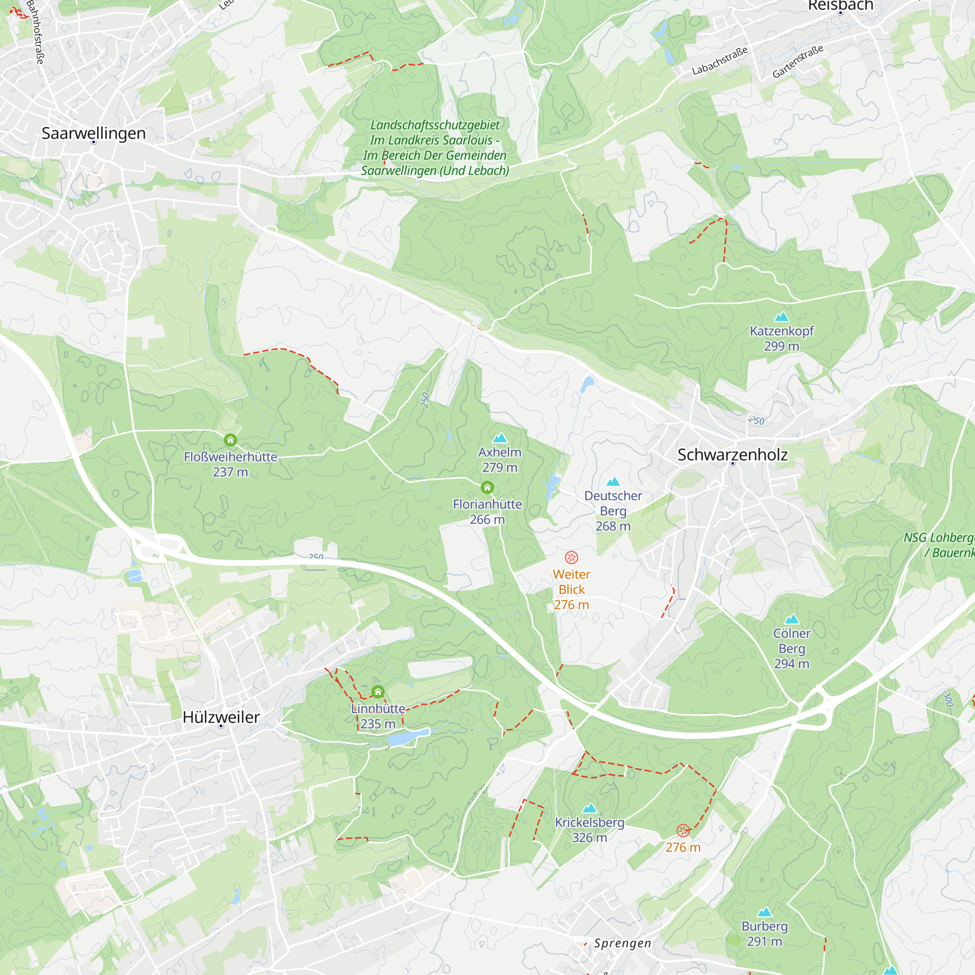 Florianhütte map