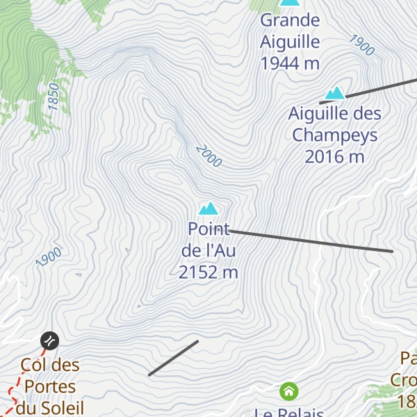 Map of Point de l'Au