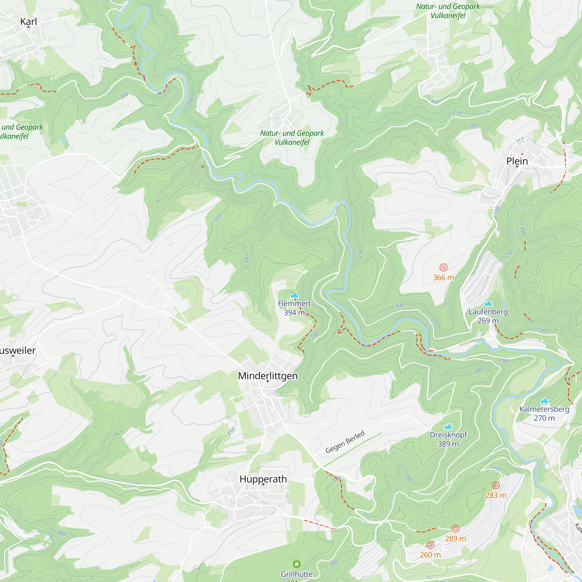 Schutzhütte Minderlittgen map