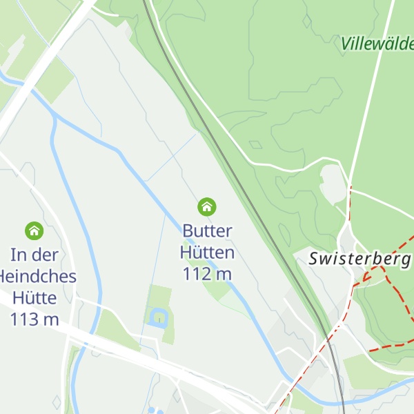 Map of Butter Hütten