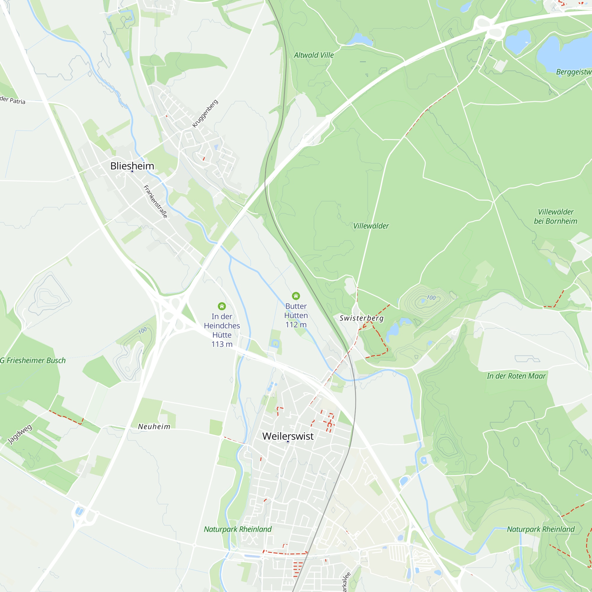 Butter Hütten map