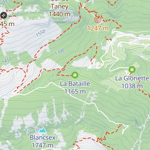 Map of La Bataille