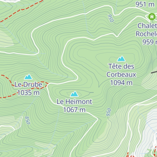 Map of Chalet du Peut Haut
