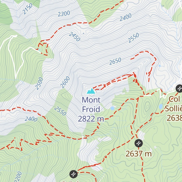 Map of Mont Froid