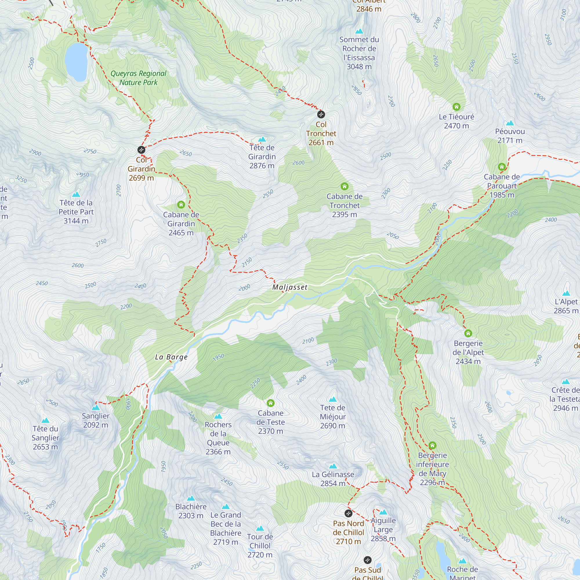 Gîte-Auberge La Cure map