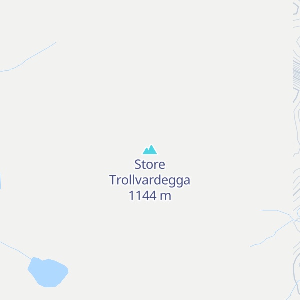Map of Store Trollvardegga