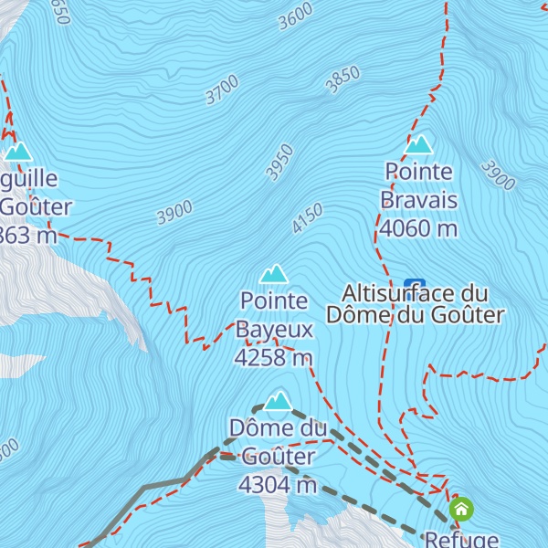 Map of Pointe Bayeux