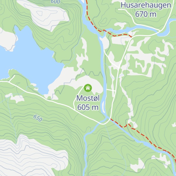 Map of Mostøl