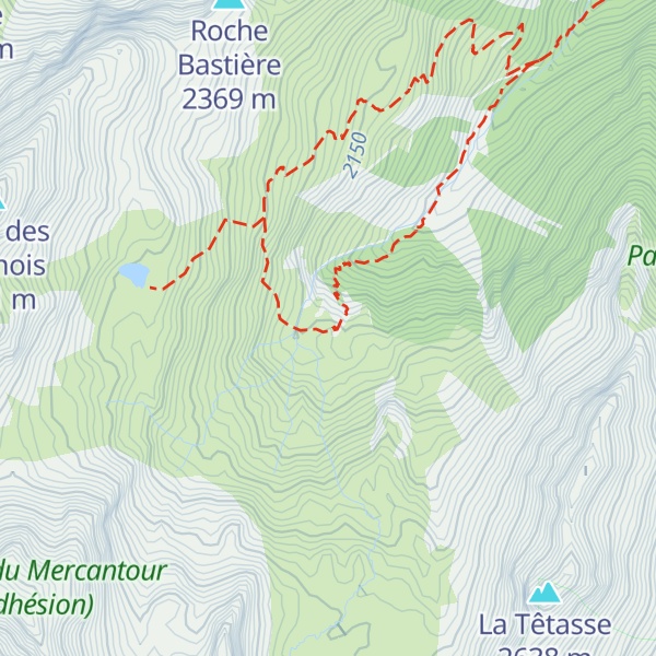 Map of Cabane de Courrouit