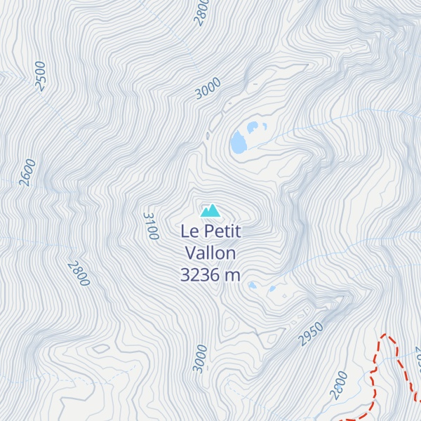 Map of Le Petit Vallon