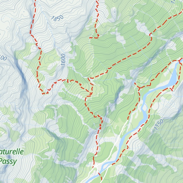 Map of Chalet du Boret