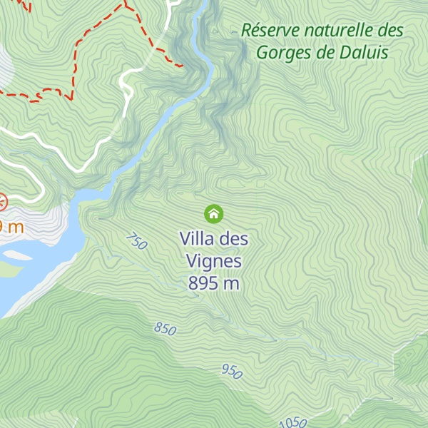 Map of Villa des Vignes
