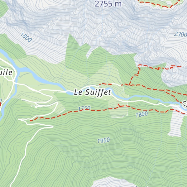 Map of Refuge du Suffet