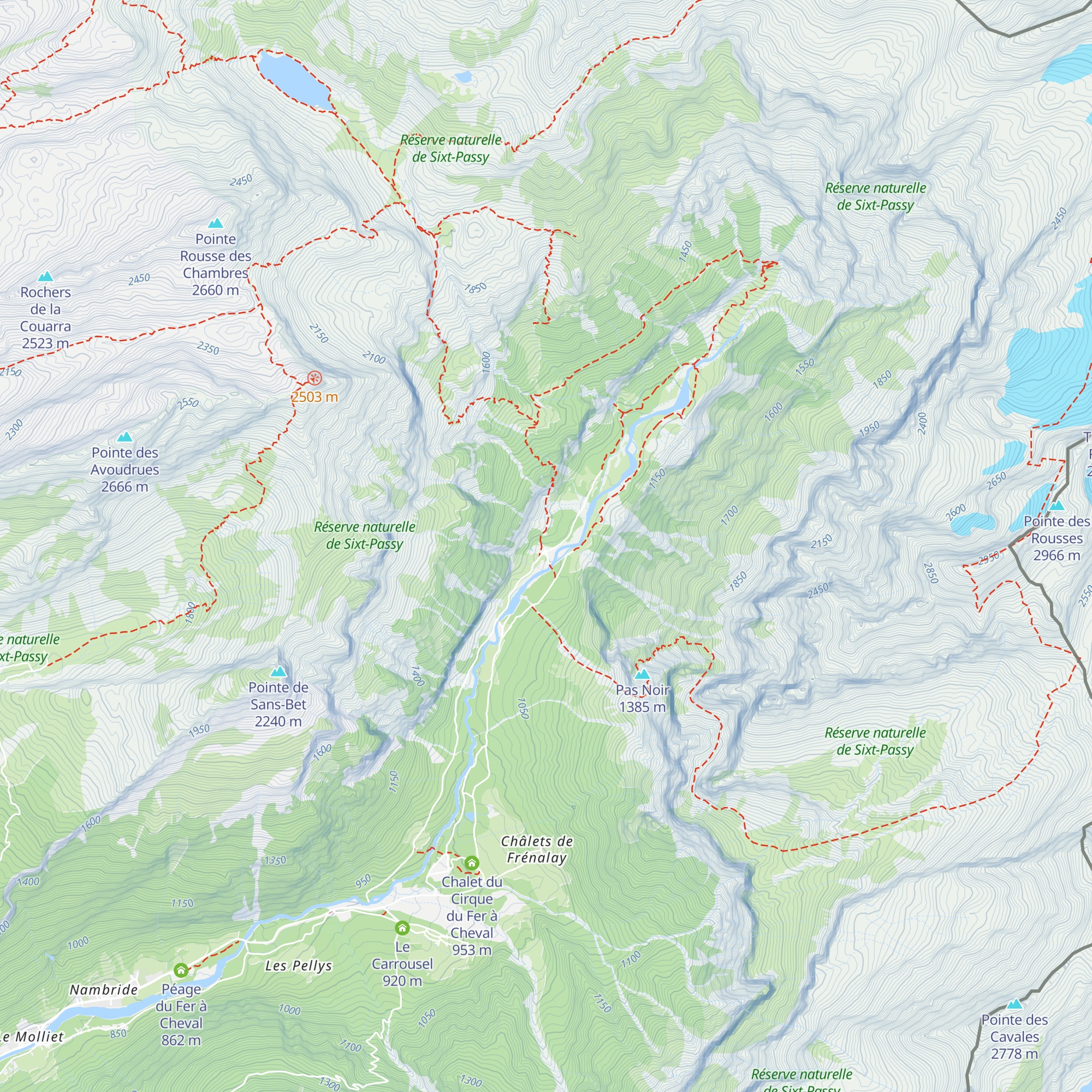 Buvette de Prazon map
