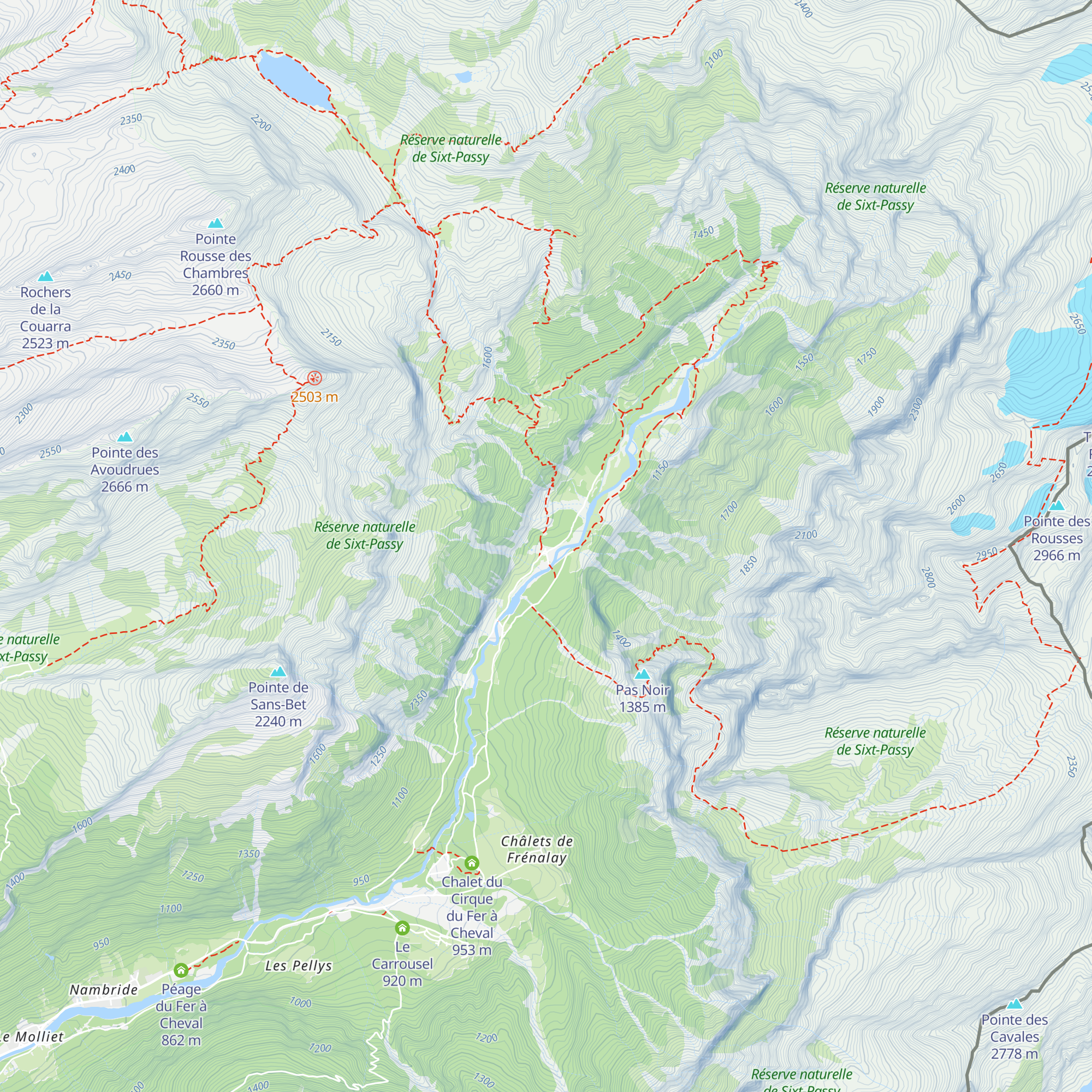 Buvette de Prazon map
