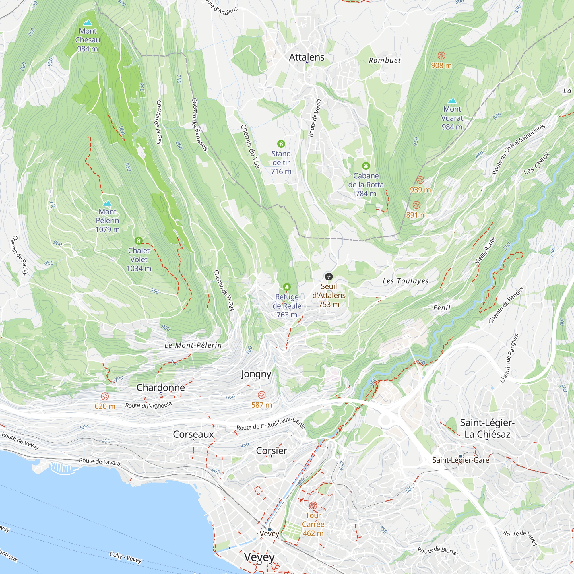Refuge de Reule map