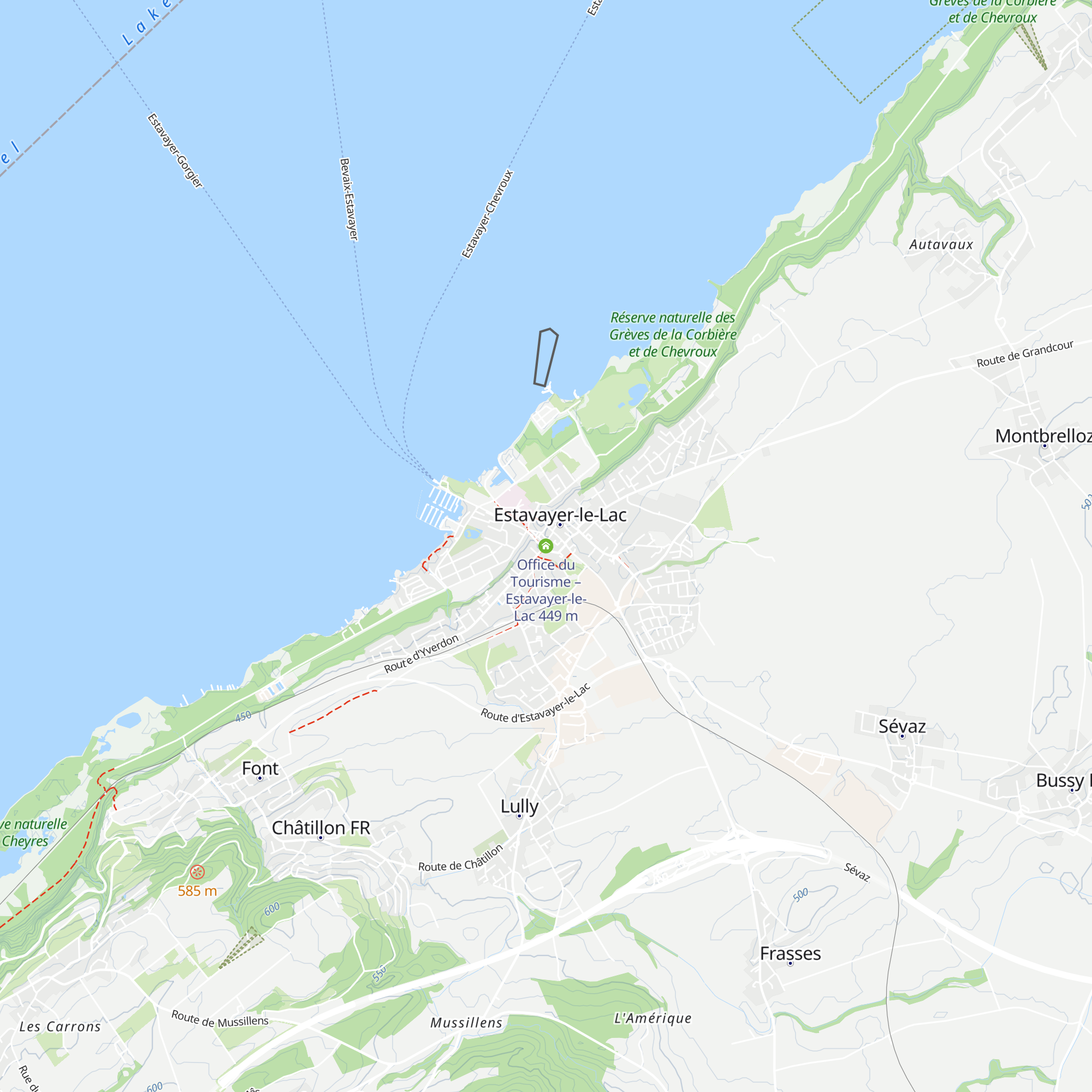 Office du Tourisme – Estavayer-le-Lac map