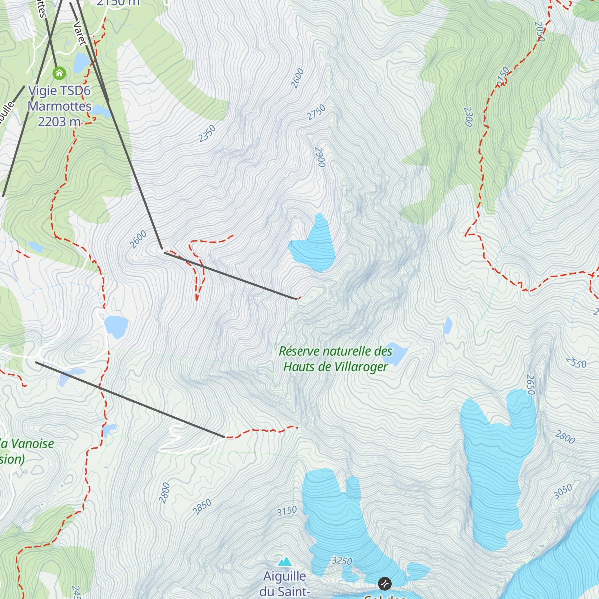 Poste de secours map