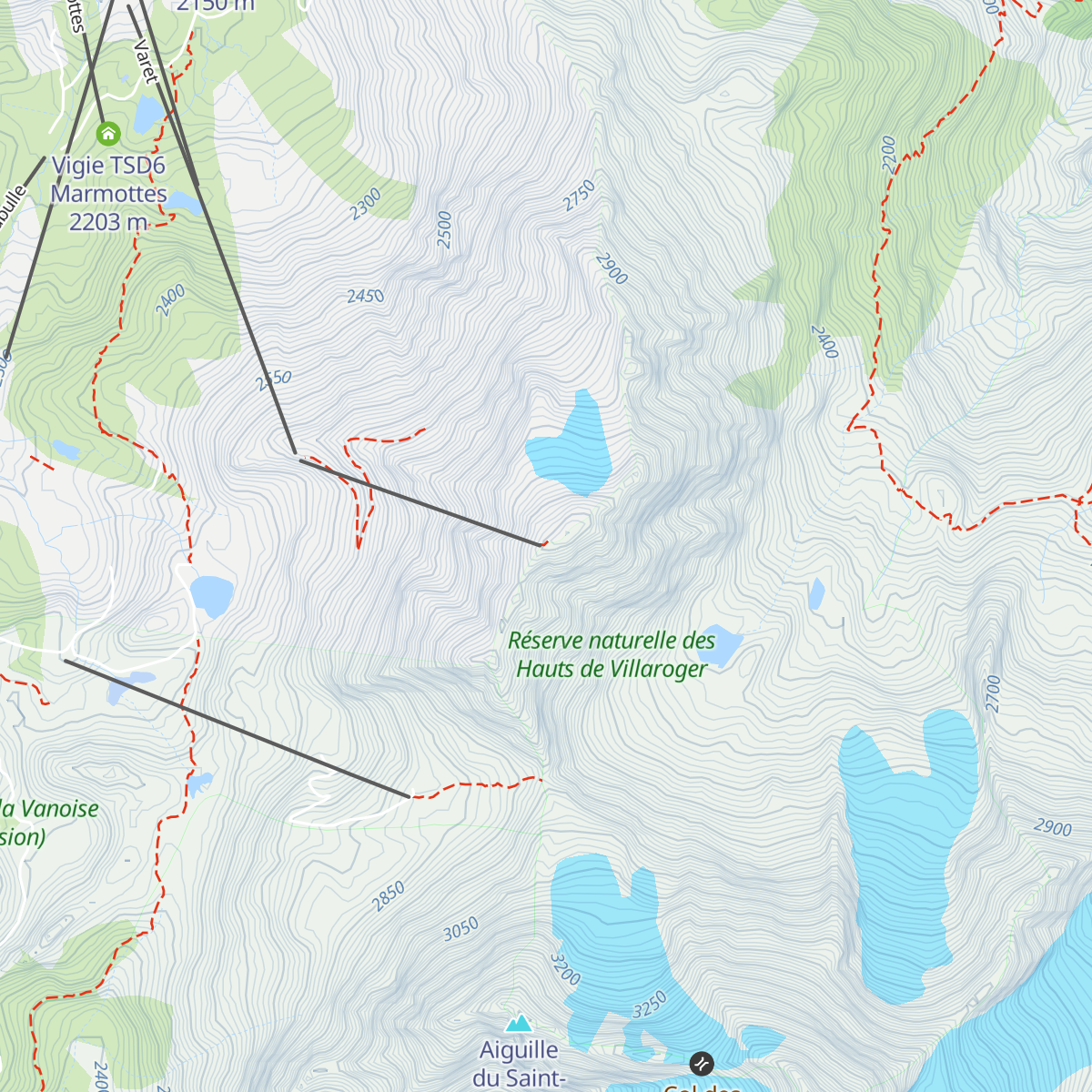 Poste de secours map