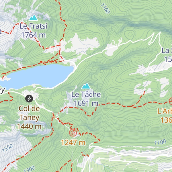 Map of Le Tâche
