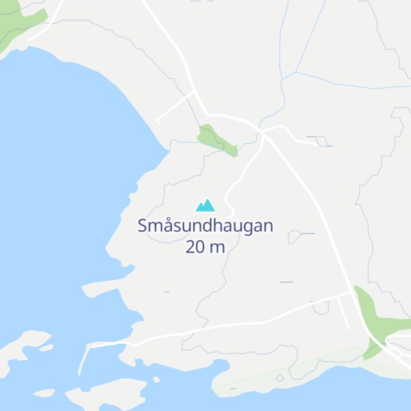 Map of Småsundhaugan