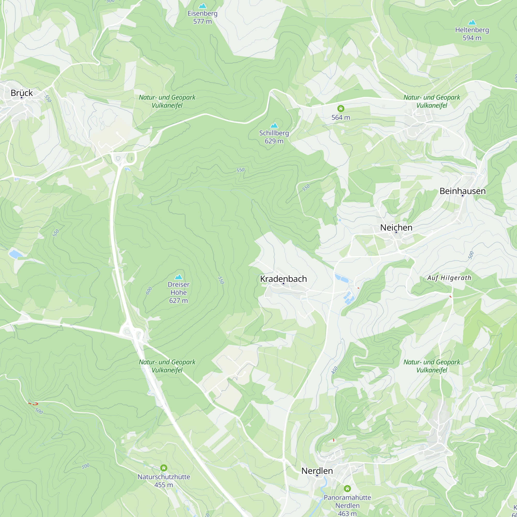 St. Florian- Hütte map