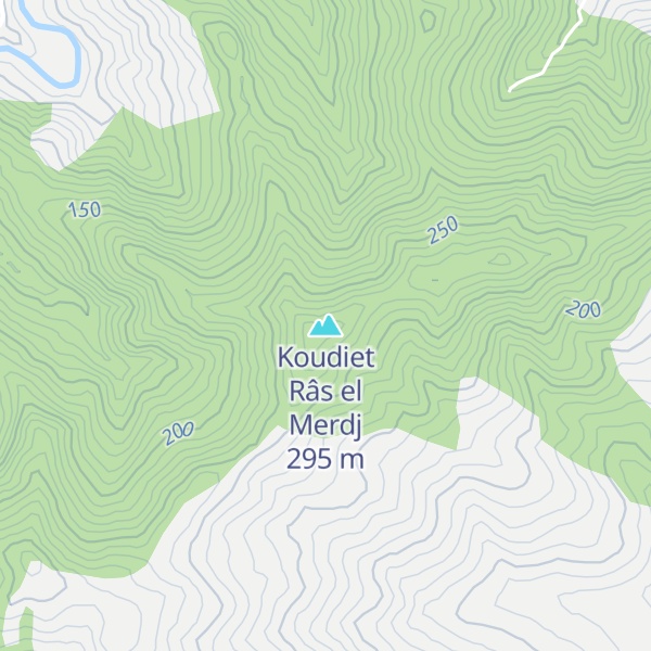 Map of Koudiet Râs el Merdj