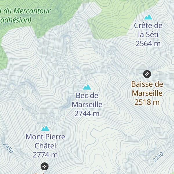 Map of Bec de Marseille