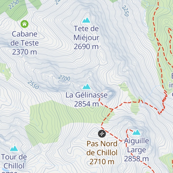 Map of La Gélinasse