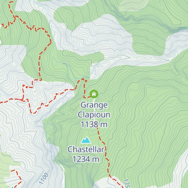 Map of Grange Clapioun