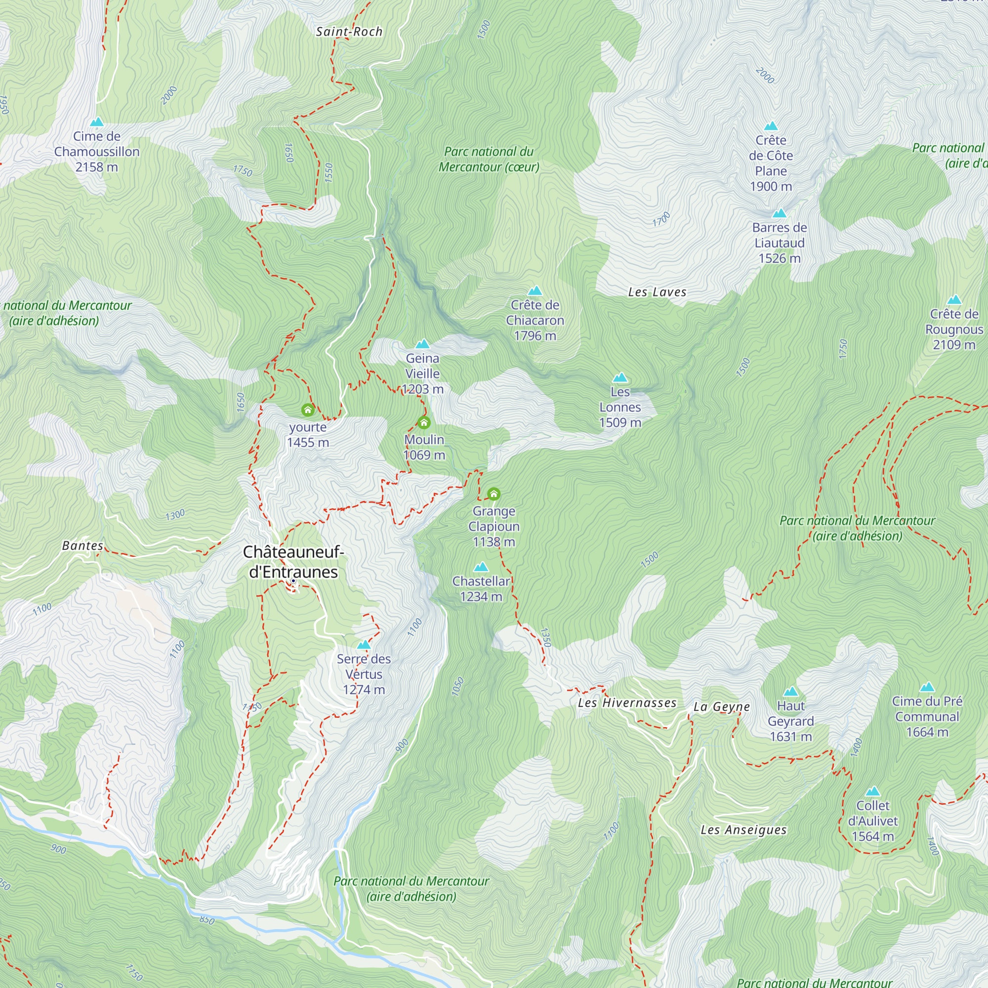 Grange Clapioun map