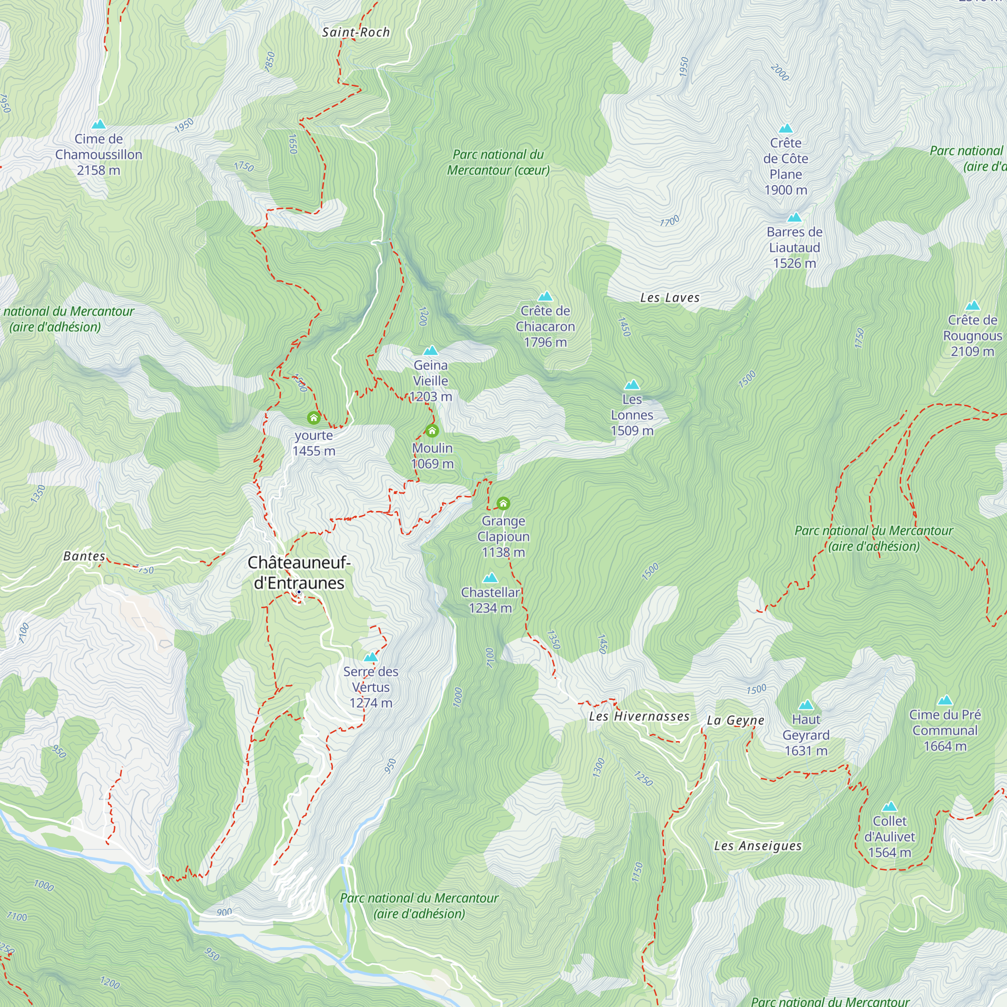 Grange Clapioun map