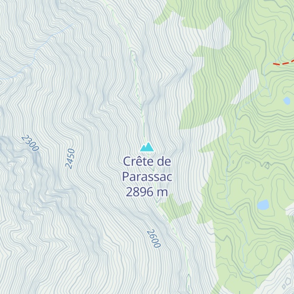 Map of Crête de Parassac