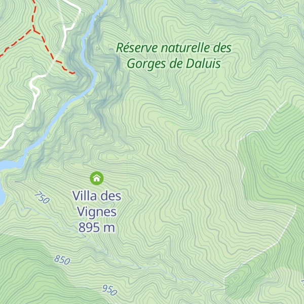 Map of Collet de Mont