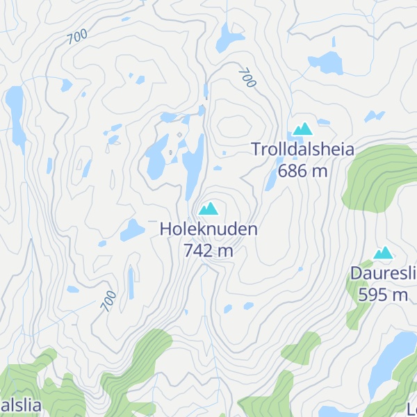 Map of Holeknuden