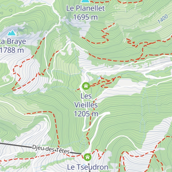 Map of Les Vieilles