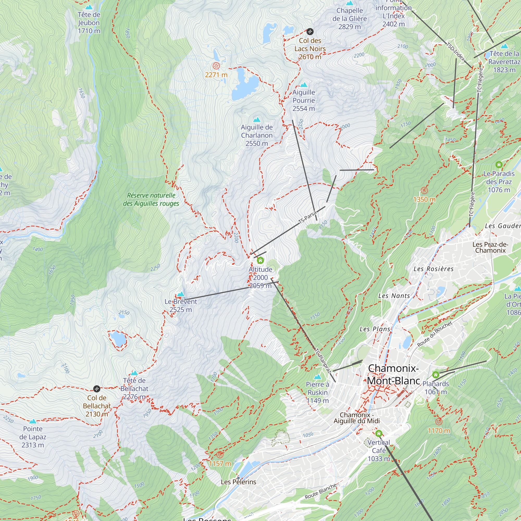 Altitude 2000 map
